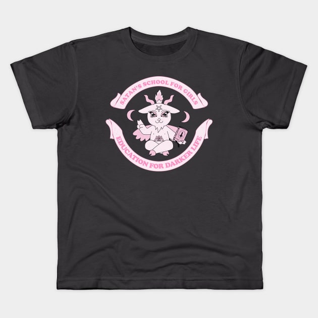 Satan's School For Girls Kids T-Shirt by secondskin